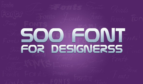Product picture 500 Great Fonts for Designing
